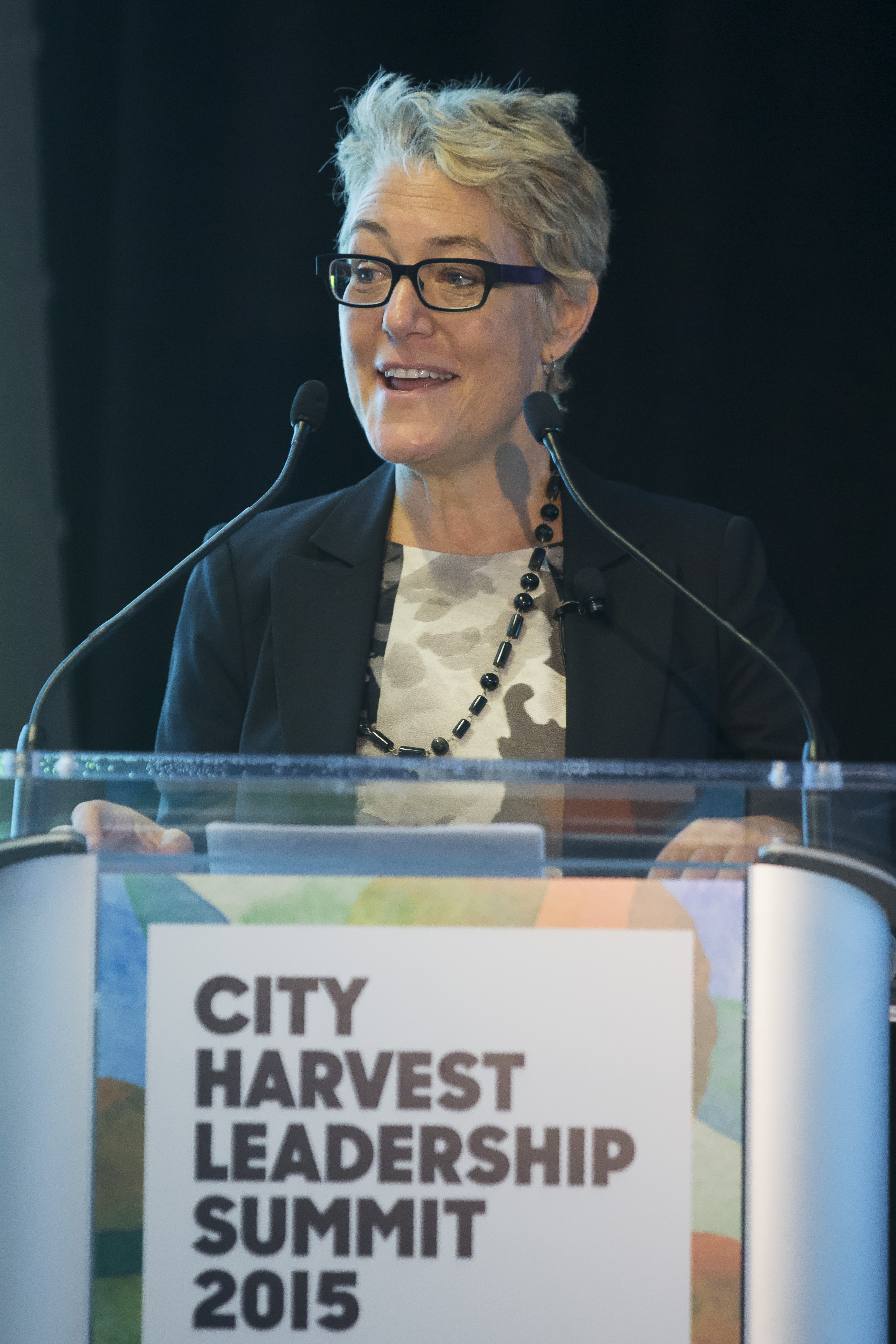 Karen Karp presents at the City Harvest Summit